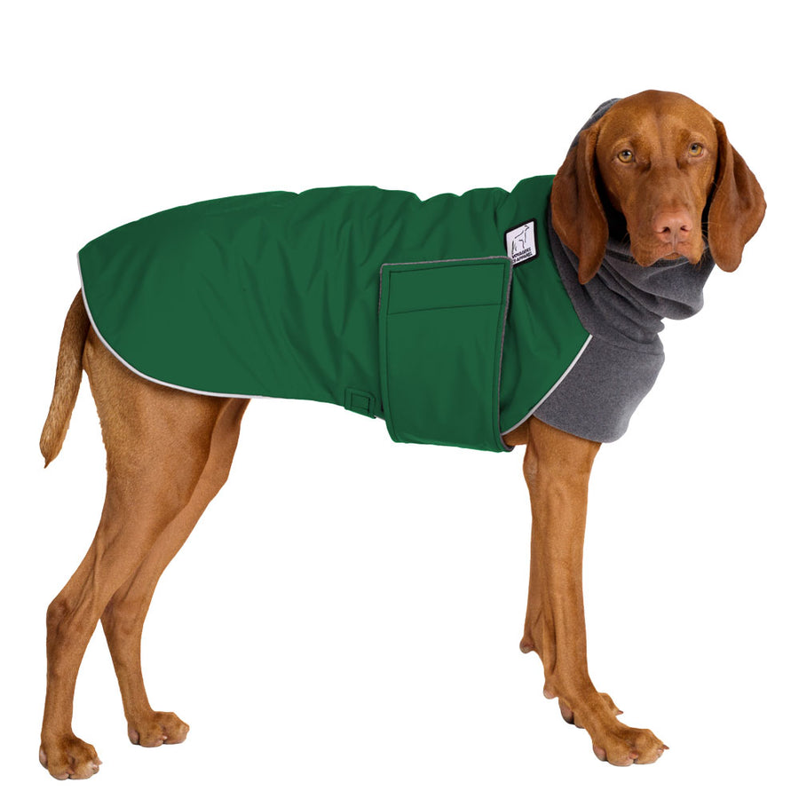 Vizsla Winter Coat (Special Order Green) - Voyagers K9 Apparel