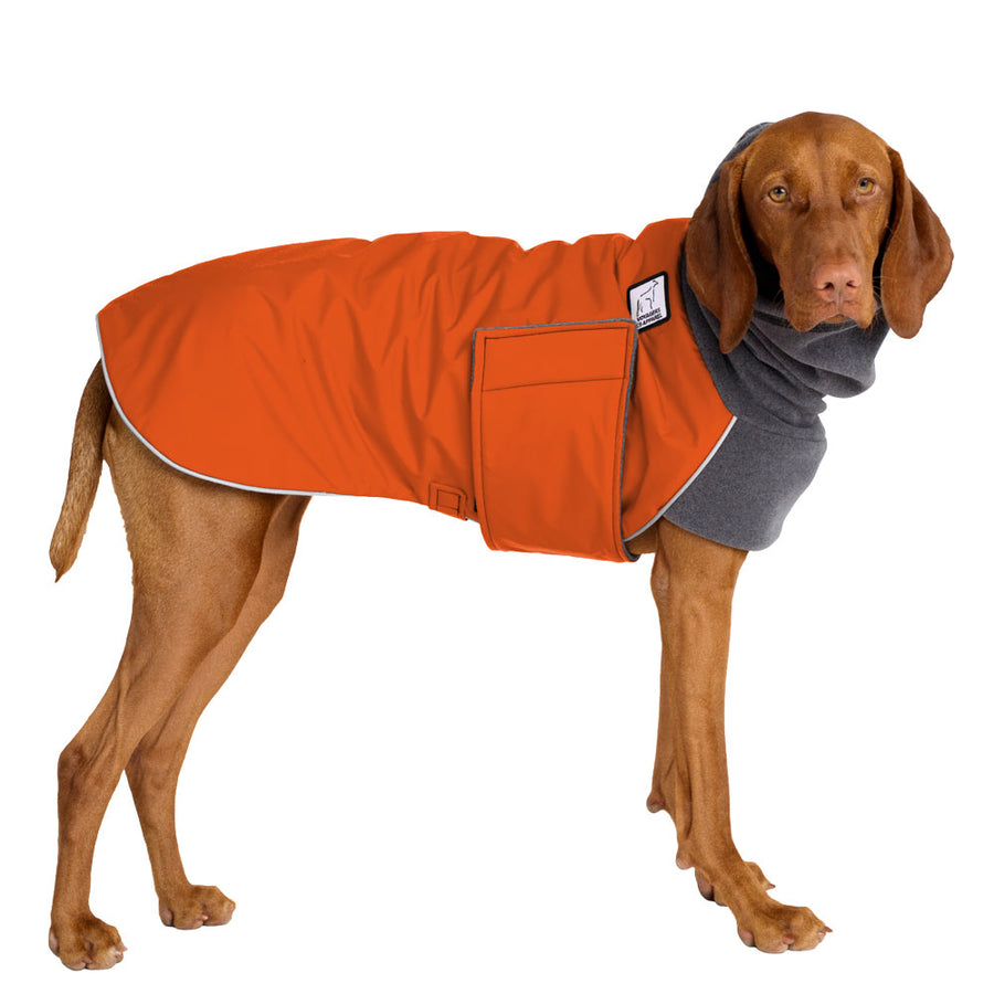 Vizsla Winter Coat (Special Order Orange) - Voyagers K9 Apparel