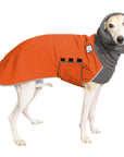 Whippet Winter Coat (Special Order Orange) - Voyagers K9 Apparel